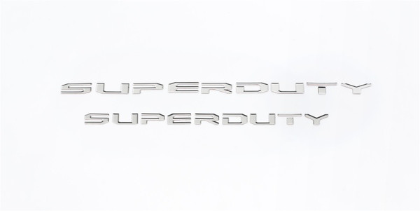Putco 17-19 Ford SUPERDUTY Letters (Stamped/Stainless Steel) Tailgate/Rear - 55552FD