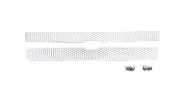 Putco 07-10 Chevrolet Silverado HD Punch Stainless Steel Grilles - 84195