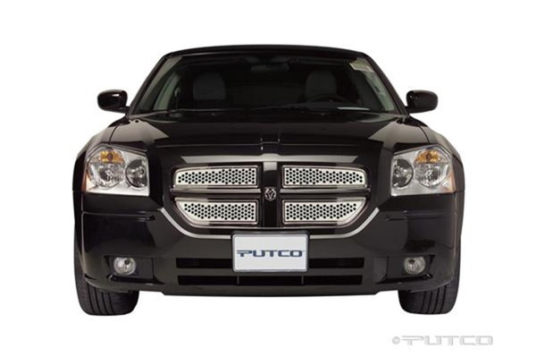 Putco 06-07 Dodge Magnum Main Grille Punch Stainless Steel Grilles - 84334