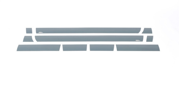 Putco 14-18 Chevy Silv LD Standard Cab - 6.8in Bed (10pcs) Black Platinum Rocker Panels - 9751228BP
