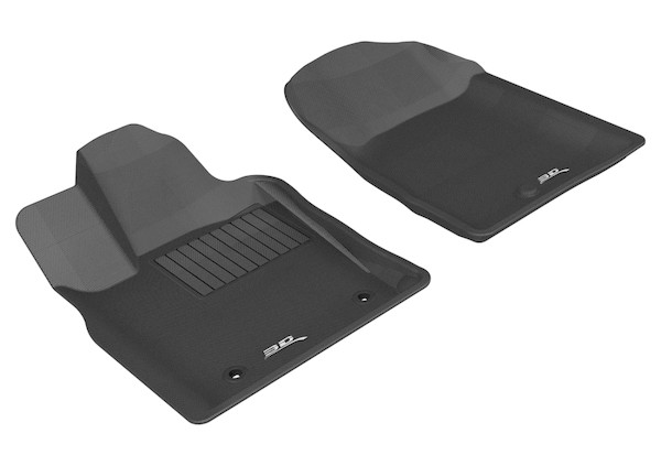 3D MAXpider 2011-2012 Dodge/Jeep Durango/Grand Cherokee Kagu 1st Row Floormat - Black - L1DG00611509