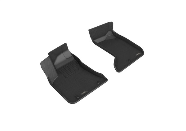 3D MAXpider 12-21 Dodge Charger AWD Kagu 1st Row Floormats - Black - L1DG03311509
