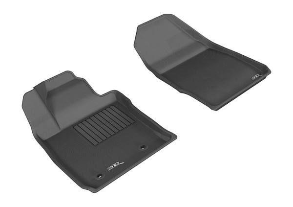 3D MAXpider 2011-2019 Ford Fiesta Kagu 1st Row Floormat - Black - L1FR08011509