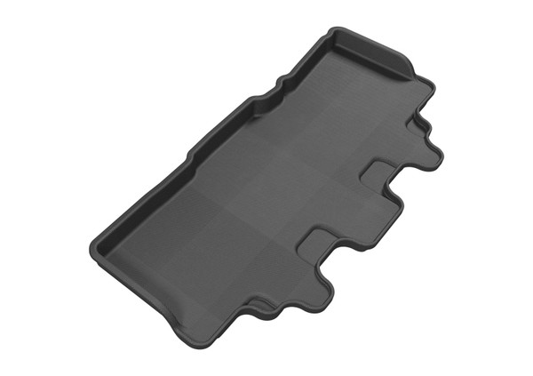 3D MAXpider 2006-2010 Jeep Commander Kagu 3rd Row Floormats - Black - L1JP00731509