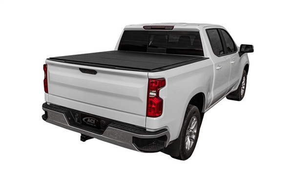 Access LOMAX Tri-Fold Cover Black Urethane Finish 19+ Chevrolet Silverado 1500 - 5ft 8in Bed - B3020079
