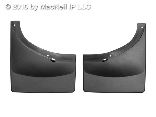 WeatherTech 07-13 GMC Sierra No Drill Mudflaps - Black - 120025