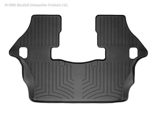 WeatherTech 04+ Nissan Armada Rear FloorLiner - Black - 440193