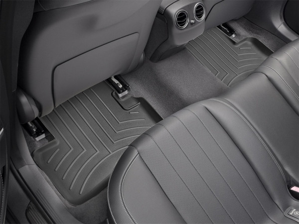 WeatherTech 2020+ Audi A5/S5 Rear (2nd Row) FloorLiners - Black (COUPE ONLY) - 449374