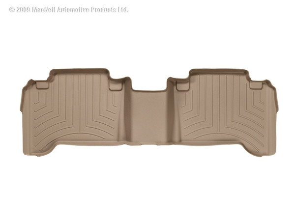 WeatherTech 05-13 Toyota Tacoma Double Cab Rear FloorLiner - Tan - 450213