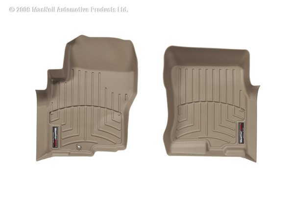 WeatherTech 05+ Nissan Frontier Crew Cab Front FloorLiner - Tan - 450471