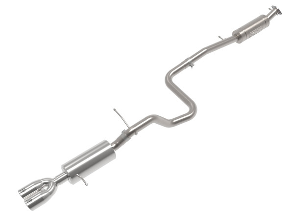 aFe Takeda Series 2 1/2in 304 SS Cat-Back 14-19 Ford Fiesta L4-1.6L (t) w/Polished Tip - 49-33140-P