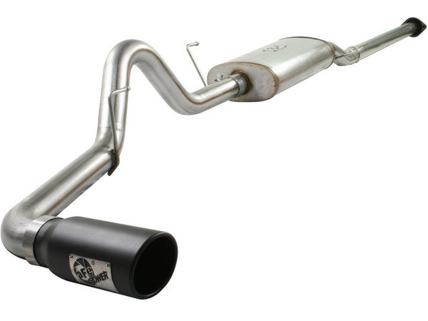 aFe MACHForce XP 3in 409SS Cat Back Exhaust w/ Black Tips for  09-10 Ford F-150 V8 4.6L/5.4L - 49-43015-B