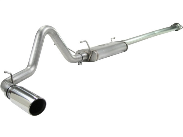 aFe MACHForce XP 2.5in 409SS Cat Back Exhaust w/ 304SS Polished Tip 05-13 Toyota Tacoma V6 4.0L - 49-46013