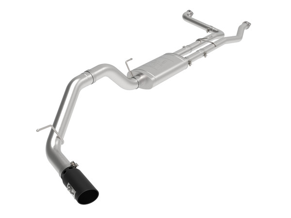 aFe MACHForce XP Exhausts Cat-Back SS-409 Nissan Titan XD 16-19 V8-5.6L - Black - 49-46135-B
