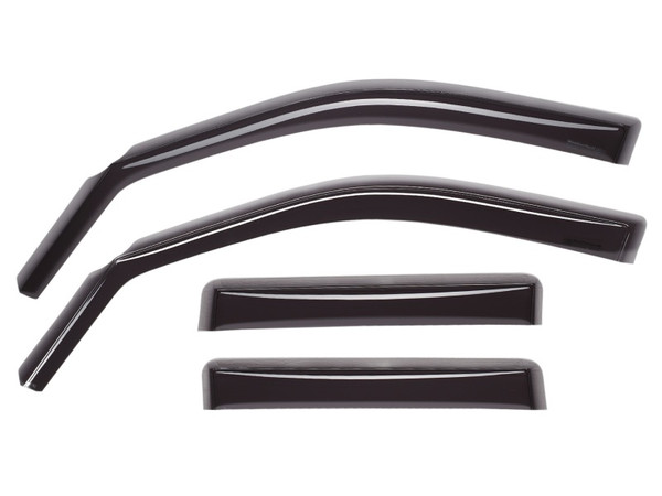 WeatherTech 18-21 Chevrolet Equinox Front and Rear Side Window Deflectors - Dark Smoke - 82869