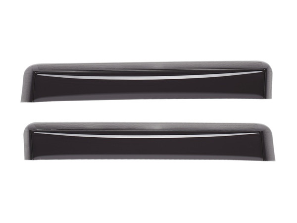WeatherTech 95-00 Toyota Tacoma Extended Cab Rear Side Window Deflectors - Dark Smoke - 87093