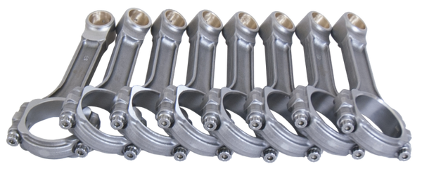 Eagle Chevrolet Small Block 5140 I-Beam Connecting Rod 6.250in w/ 3/8in ARP 8740 (Set of 8) - SIR6250BBLW
