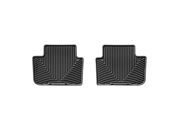 WeatherTech 04+ BMW X3 Rear Rubber Mats - Black - W146