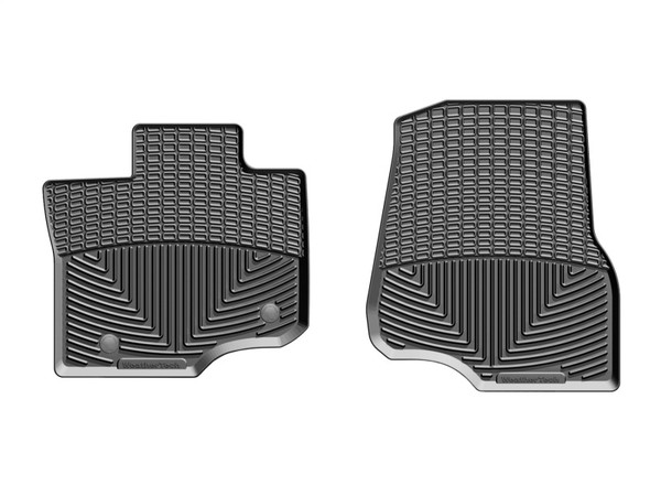 WeatherTech 2015+ Ford F-150 Front Rubber Mats - Black - W345