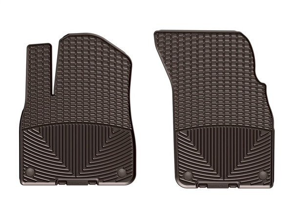 WeatherTech 2017+ Audi Q7 Front Rubber Mats - Cocoa - W376CO