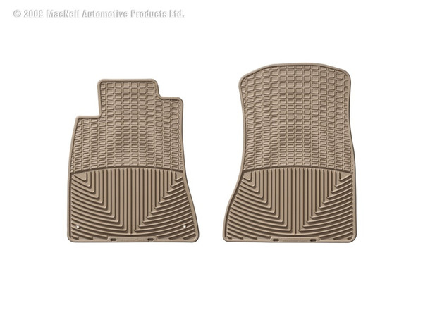 WeatherTech 02+ Lexus SC 430 Front Rubber Mats - Tan - W77TN