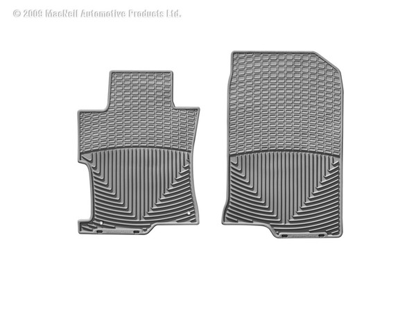 WeatherTech 08-12 Honda Accord Front Rubber Mats - Grey - W94GR