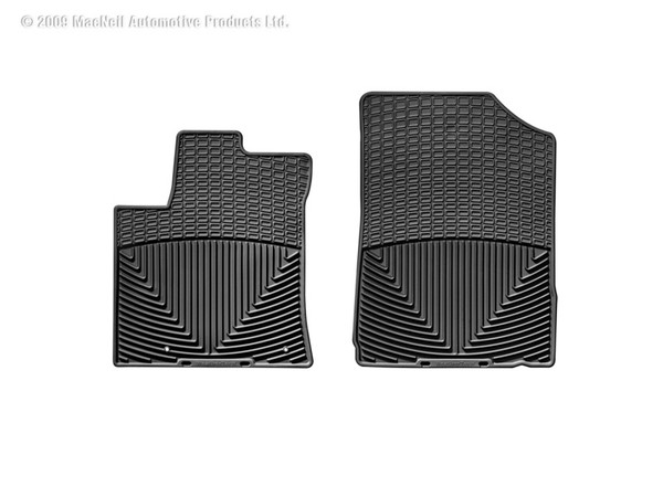 WeatherTech 09+ Pontiac Vibe Front Rubber Mats - Black - W96