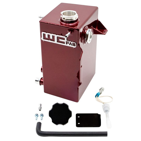 Wehrli 20-22 Chevrolet-GMC 6.6L L5P Duramax OEM Placement Coolant Tank Kit - WCFab Red - WCF100268-RED