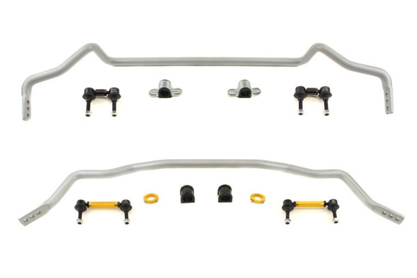 Whiteline 10-15 Mitsubishi Lancer EVO (MR/GSR) / 2015 EVO Final Edition Front & Rear Sway Bar Kit - BMK010