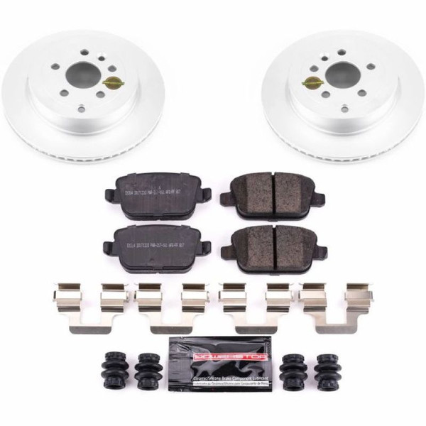 Power Stop 08-12 Land Rover LR2 Rear Z23 Coated Brake Kit - CRK5653