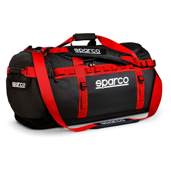 Sparco Bag Dakar Duffle LRG Black/Red - 016442NRRS
