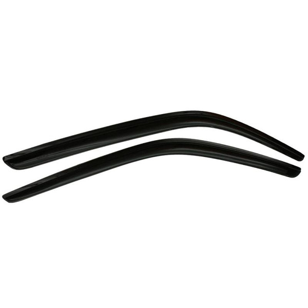 AVS 16-18 Nissan Titan XD Standard Cab Ventvisor Outside Mount Window Deflectors 2pc - Smoke - 92445