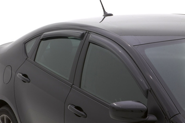 AVS 13-16 Dodge Dart Ventvisor Outside Mount Window Deflectors 4pc - Smoke - 94529
