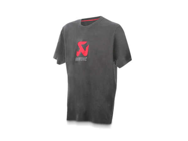 Akrapovic Mens Logo Grey T-Shirt - 3XL - 801224