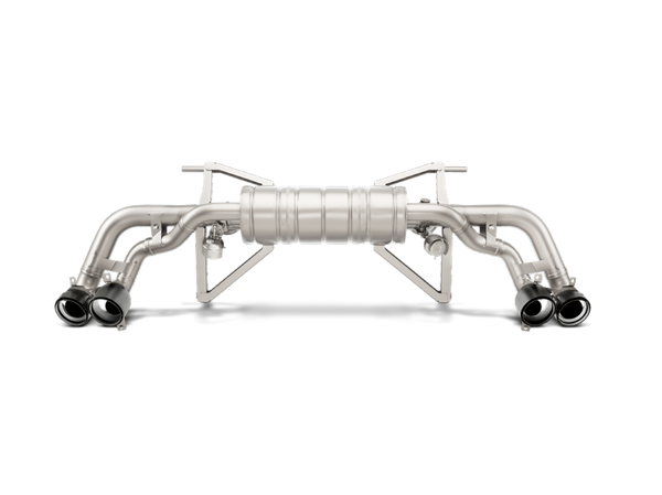 Akrapovic 16-16 Lamborghini Huracan LP 580-2 Coupe/Spyder Slip-On Line (Titanium) w/ Carbon Tips - MTP-LA/TI/2