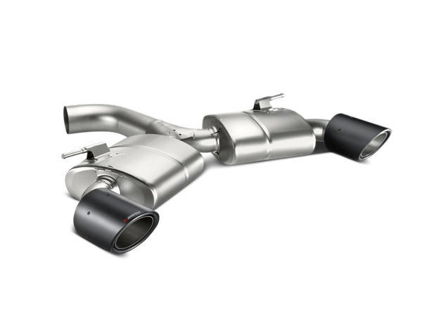 Akrapovic 13-17 Volkswagen Golf GTI (VII) Slip-On Race Line (Titanium) w/ Carbon Tips - MTP-VW/T/2
