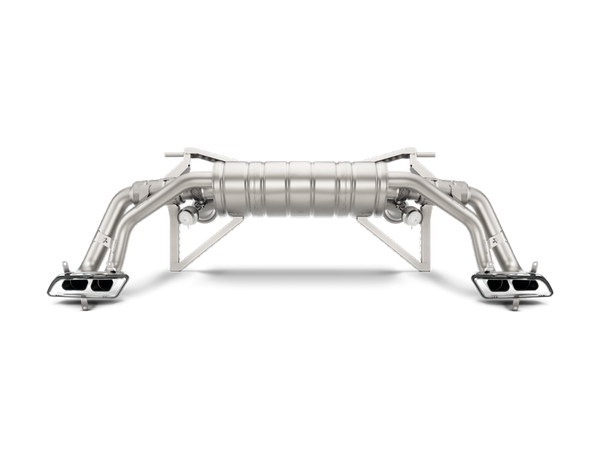 Akrapovic 16-17 Audi R8 5.2 FSI Coupe/Spyder Slip-On Line (Titanium) w/ Carbon Titanium Tips - S-AUR8SO3-T