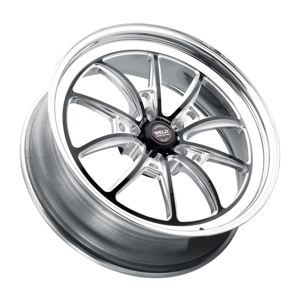 Weld S80 17x11 / 5x115 BP / 6.2in BS Black Wheel (High Pad) - Non-Beadlock - 80HB7110W62A