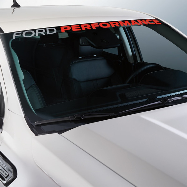 Ford Racing Ford Performance Ranger Windshield Banner - Wht/Red - M-1820-RGR