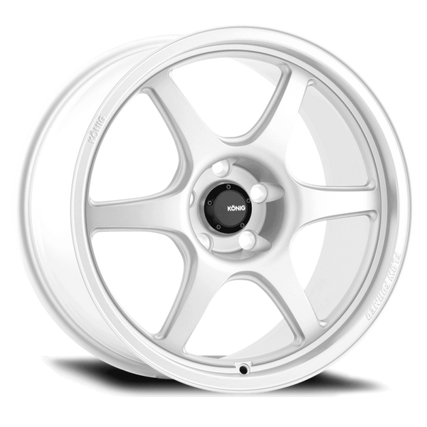 Konig Hexaform 18X8.5 5X114.3 ET43 Gloss White Flow Formed - HF8851443W