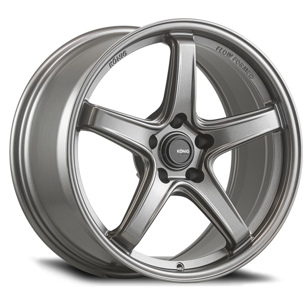 Konig Neoform 17X8 5X114.3 ET38 Matte Grey Flow Formed - NF8751438G