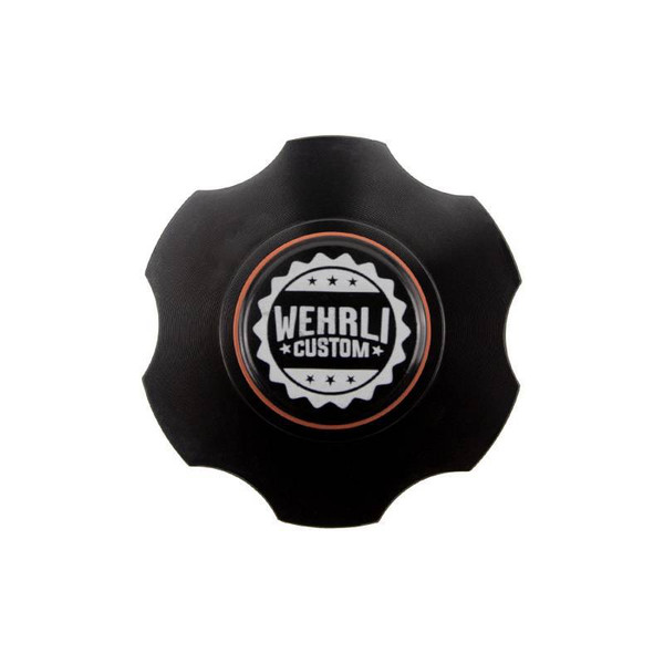Wehrli 98.5-21 Cummins Billet Aluminum Black Anodized Oil Fill Cap - WCF100395