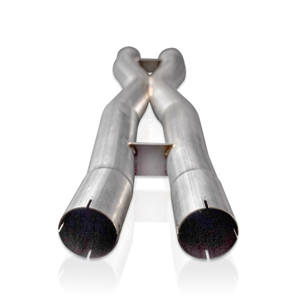 Stainless Works 18-21 Mustang GT Mid Resonator Delete X-Pipe - M18RESDX