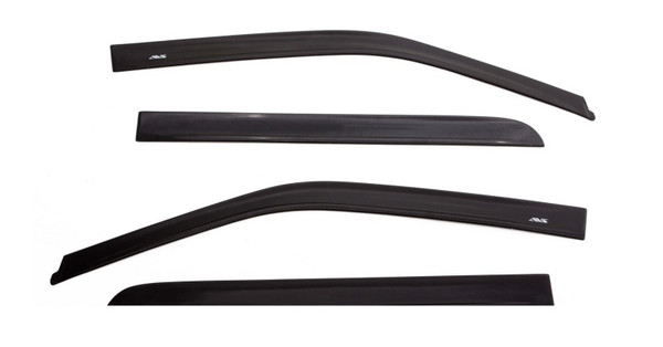 AVS 2022 Jeep Grand Cherokee Ventvisor In-Channel Front & Rear Window Deflectors 4pc - Smoke - 194334