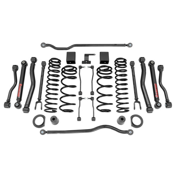 Rancho 18-20 Jeep Wrangler Fr and R Short Arm Suspension System - Master Part Number - RS66125B