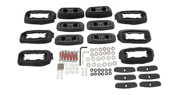 Rhino-Rack 10-21 Toyota Land Cruiser Prado RCP Base Kit - 6 pcs - RCP23-BK