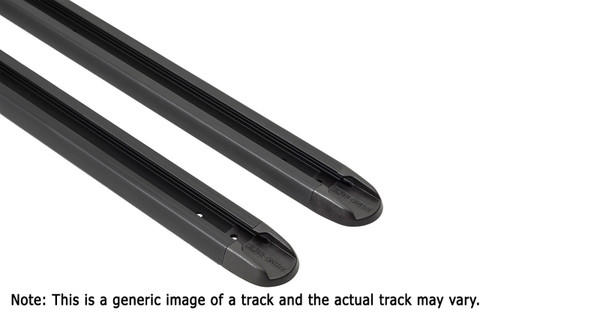 Rhino-Rack RTV Tracks w/Hardware & End Caps - 66.1in - Pair - RTV168