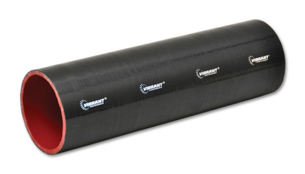Vibrant Silicone Straight Hose Coupler 0.625in ID x 12.00in Long - Gloss Black - 27316