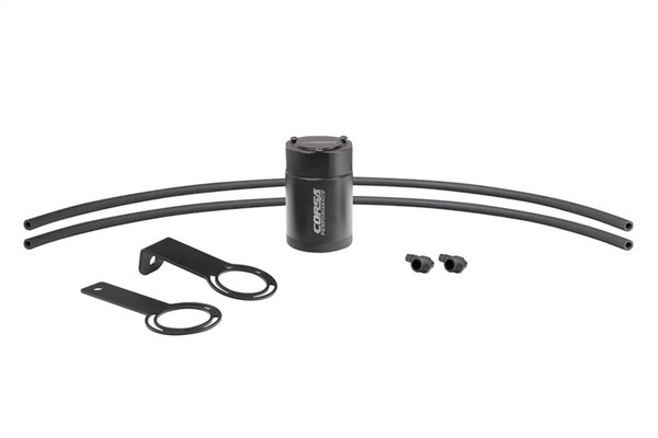 CORSA Performance 3/8in Universal 3 oz. Aluminum Oil Catch Can with Mounting Brackets - CC0015