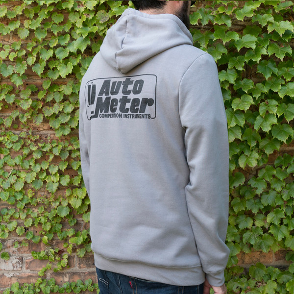 Autometer Gray Competition Pullover Hoodie - Adult XL - 0449XL